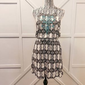 Trixxi Festival Season Dress aztec print Halter , mini - short dress